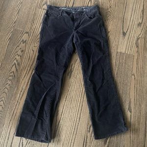 Women’s Eddie Bauer Brown Corduroy Hiking Pants, Size 8 Petite